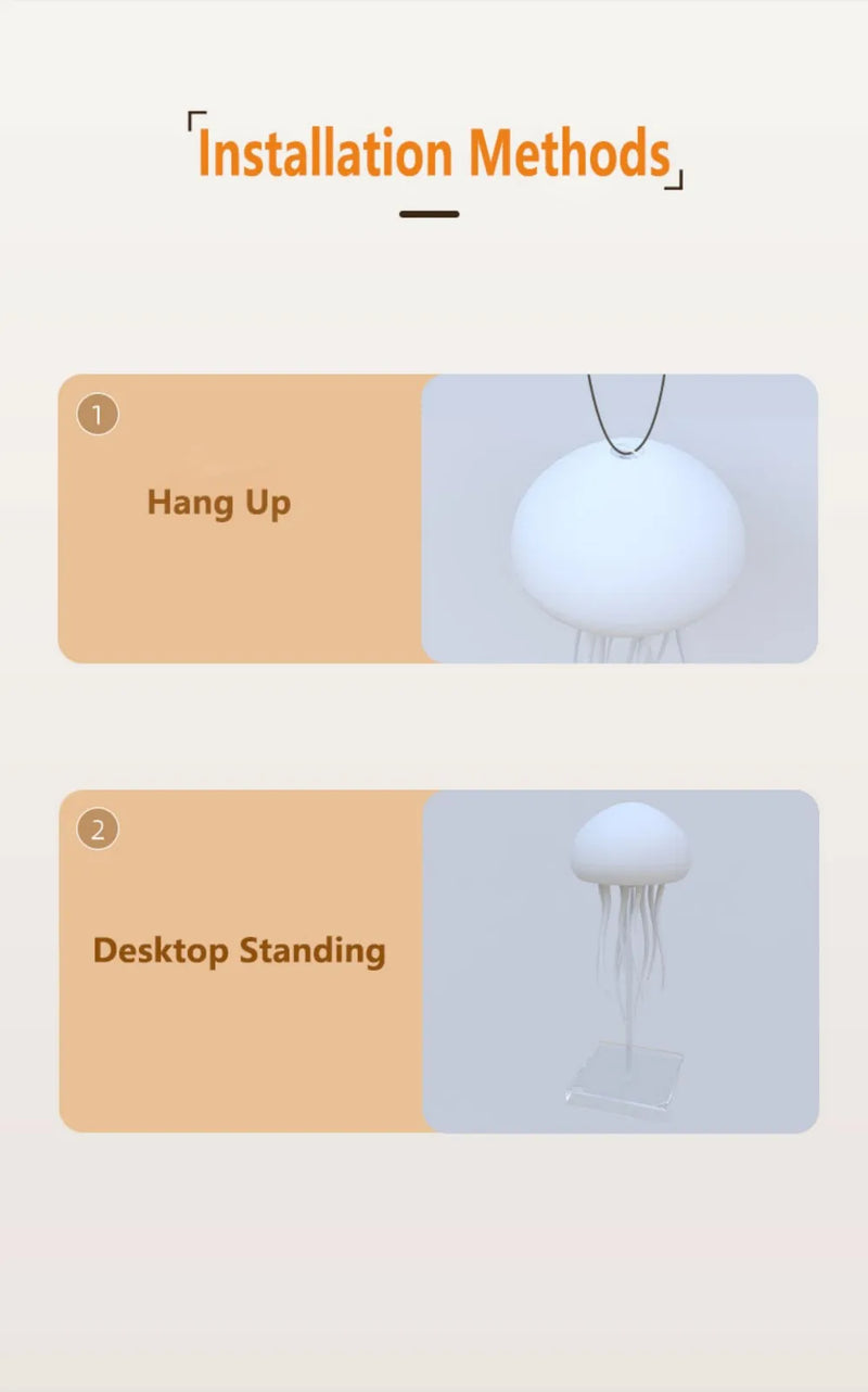 RGB Jellyfish Night Light
