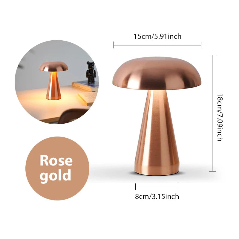Retro Mushroom Lamp