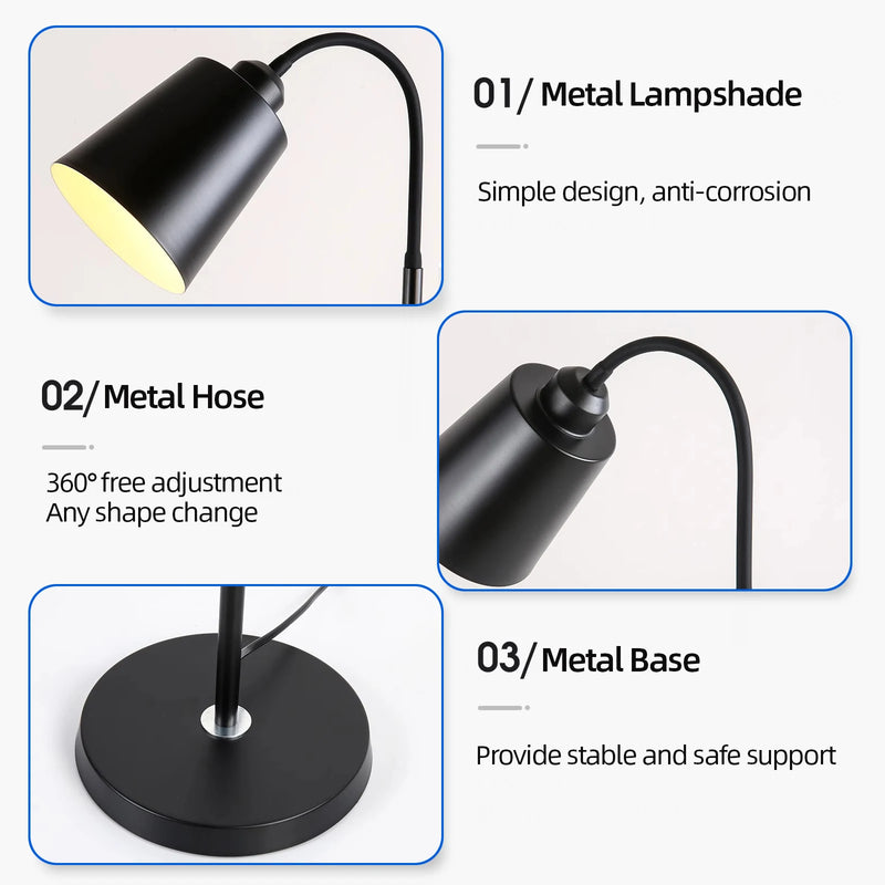 Modern Gooseneck Floor Lamp