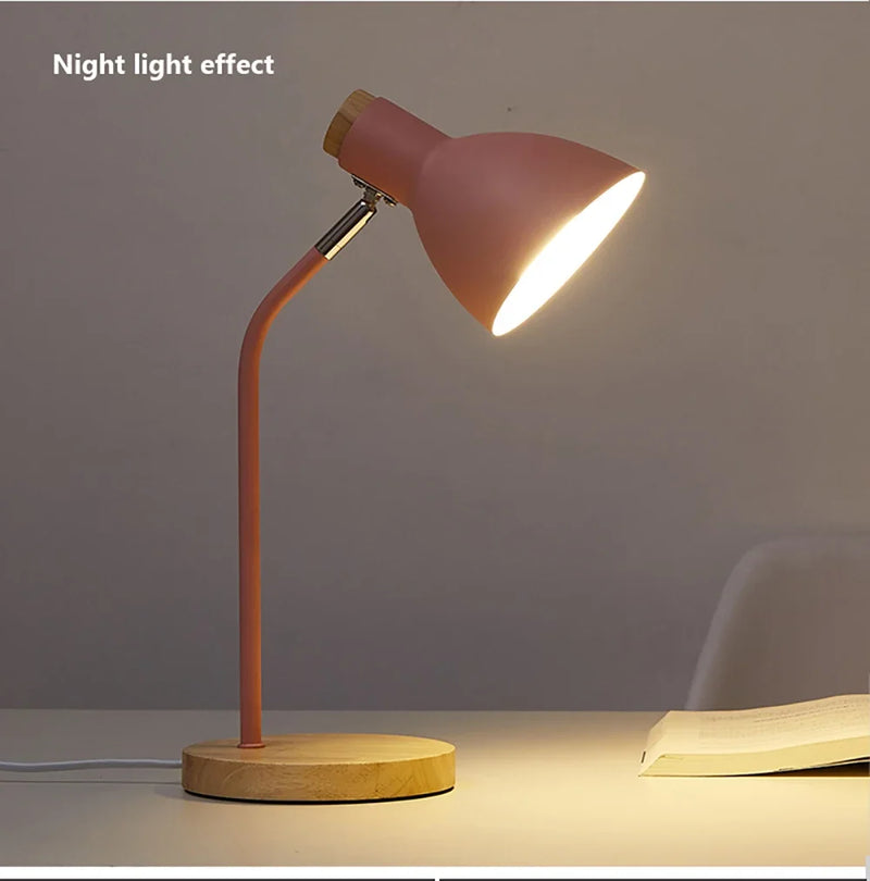 Nordic Wood Table Lamp