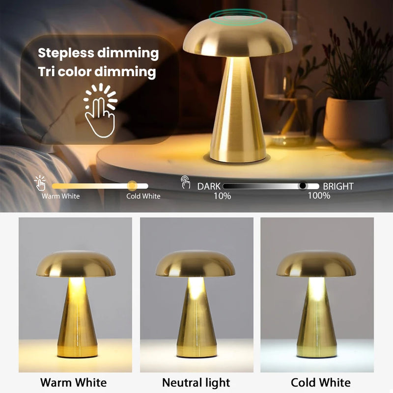Retro Mushroom Lamp
