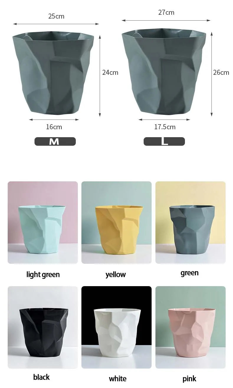 Geometric Trash Can
