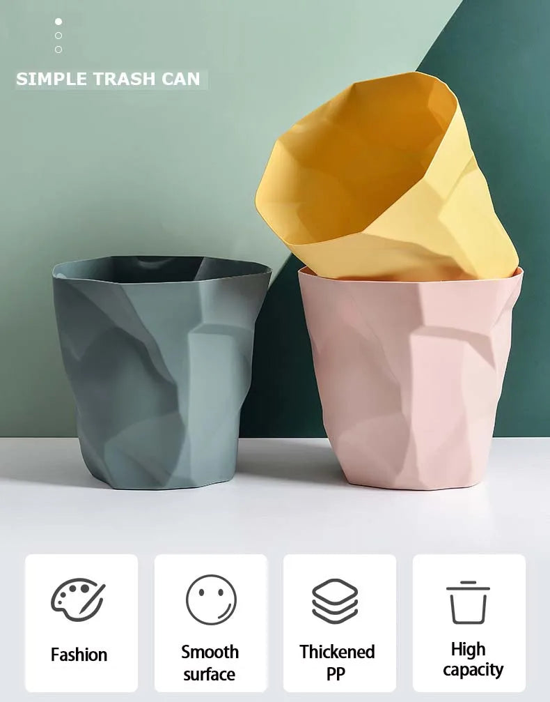 Geometric Trash Can