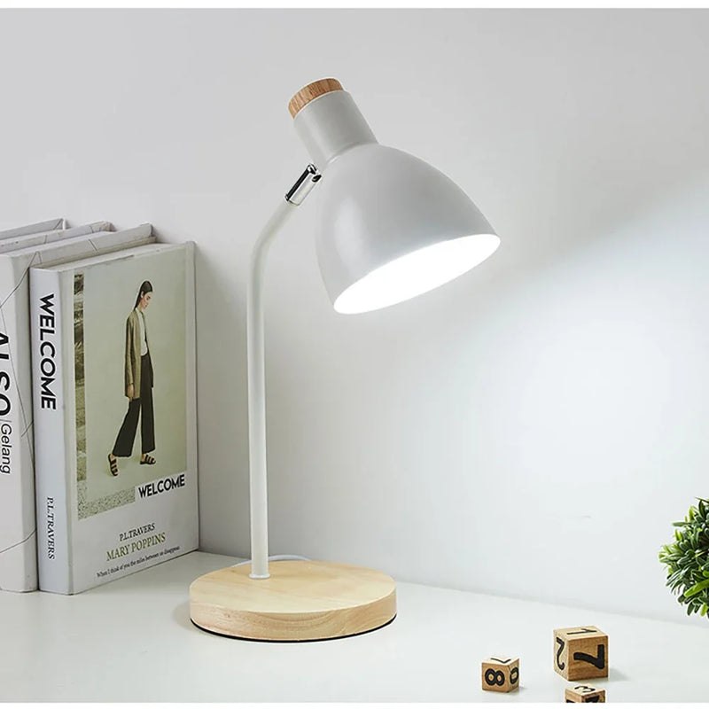 Nordic Wood Table Lamp