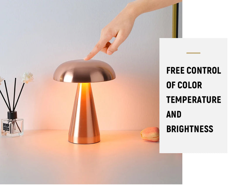 Retro Mushroom Lamp