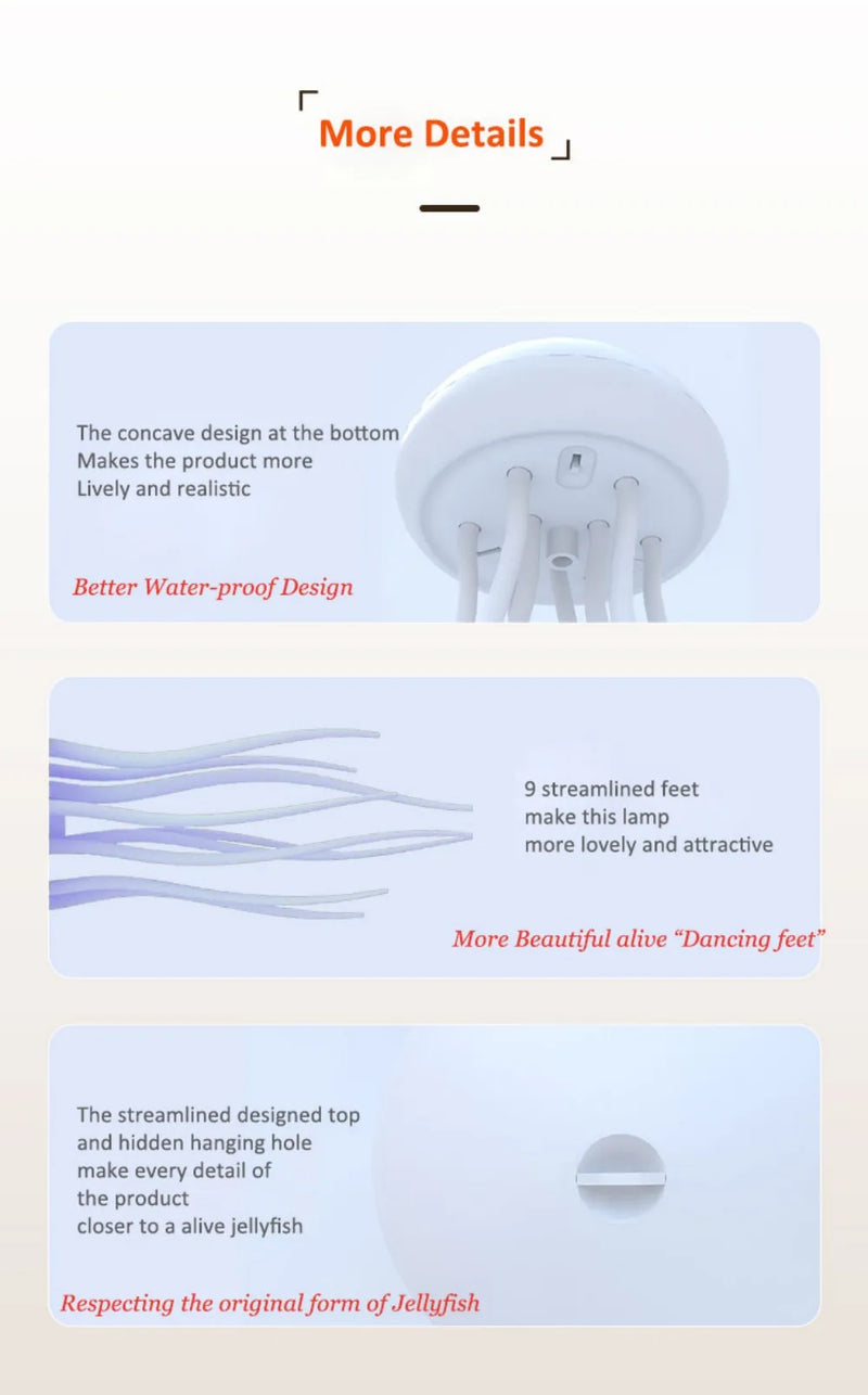 RGB Jellyfish Night Light