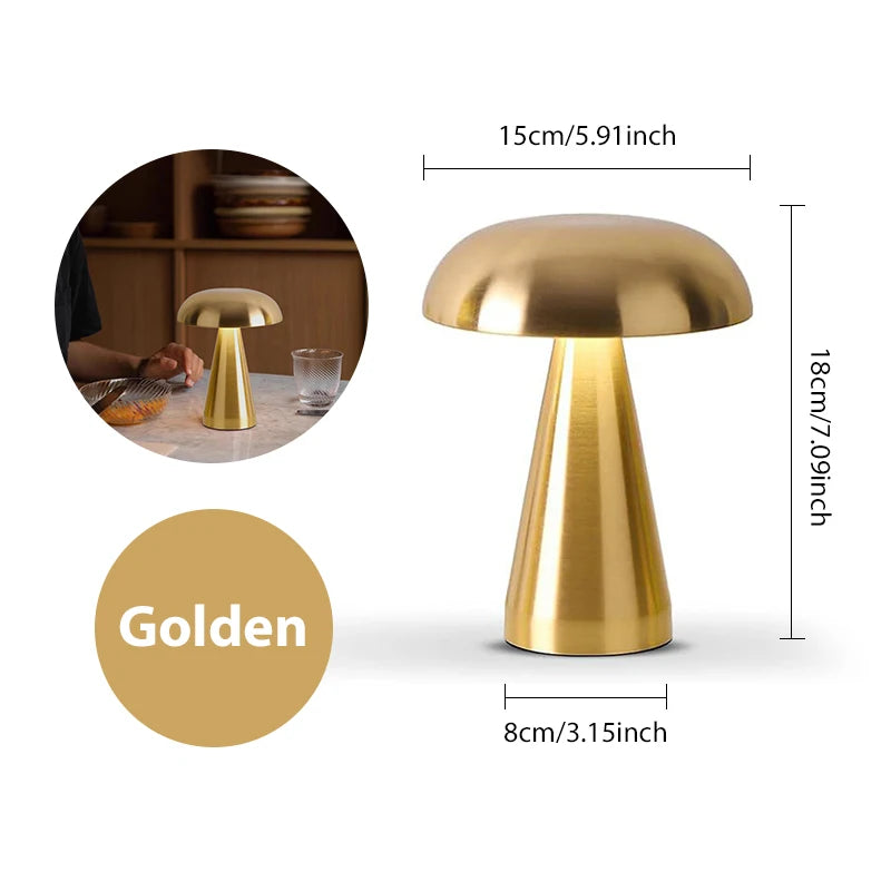 Retro Mushroom Lamp