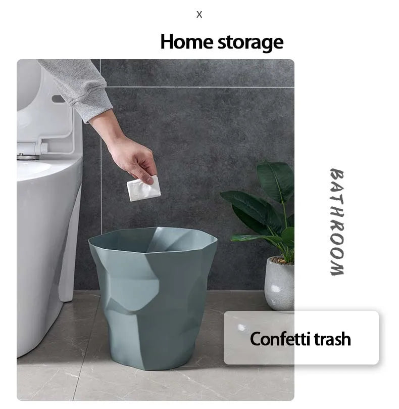 Geometric Trash Can