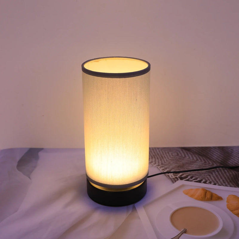 Modern Fabric USB Desk Lamp