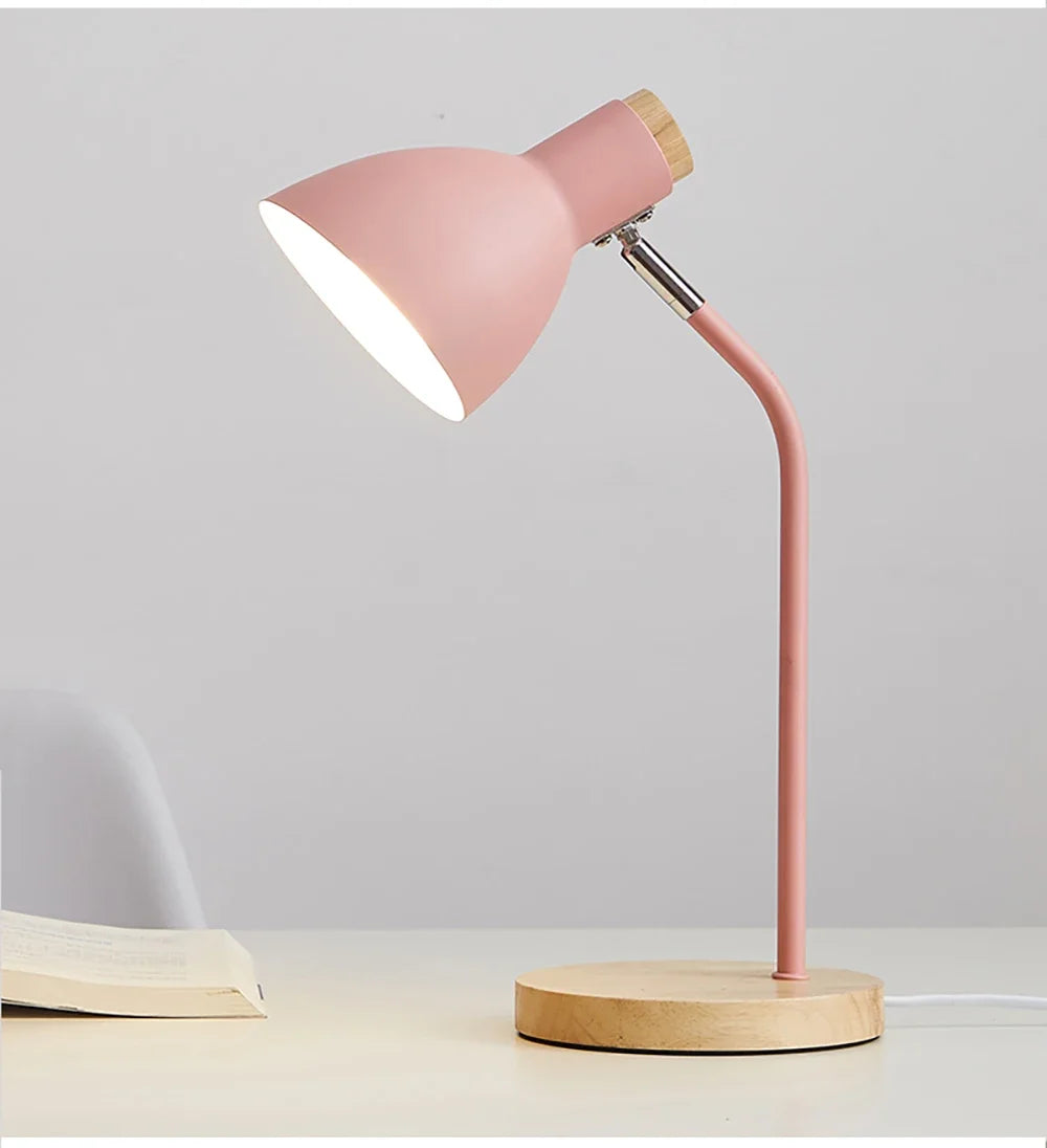 Nordic Wood Table Lamp