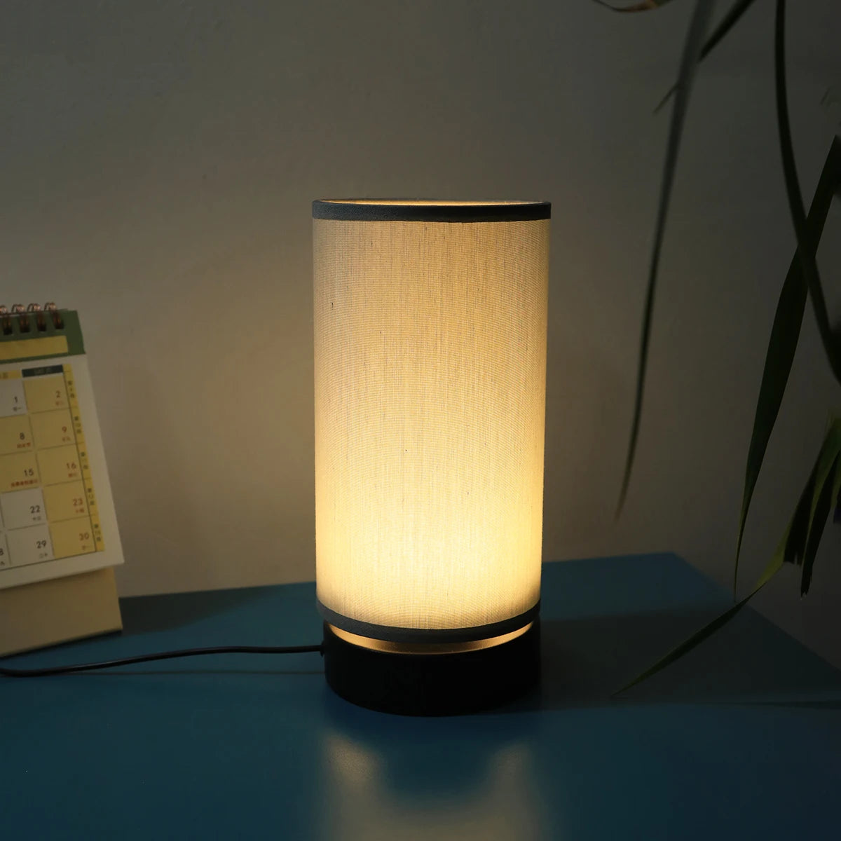 Modern Fabric USB Desk Lamp