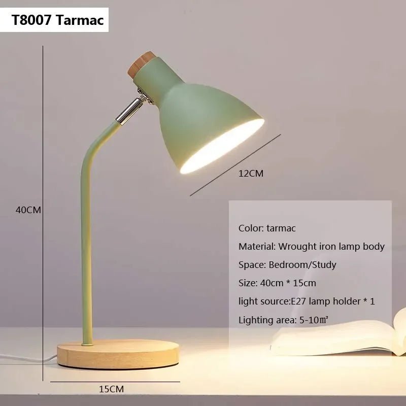 Nordic Wood Table Lamp