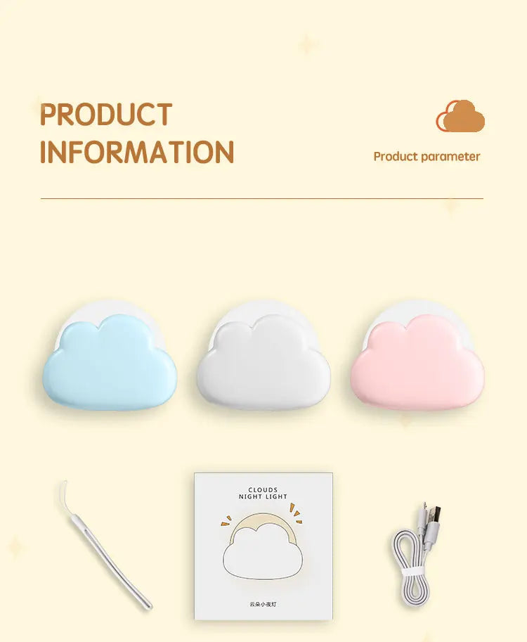 Mini Cloud LED Night Light