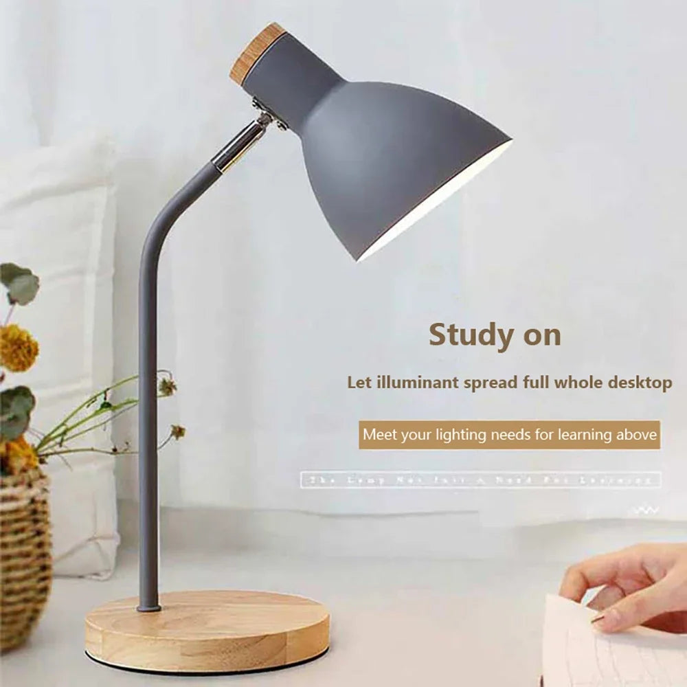 Nordic Wood Table Lamp