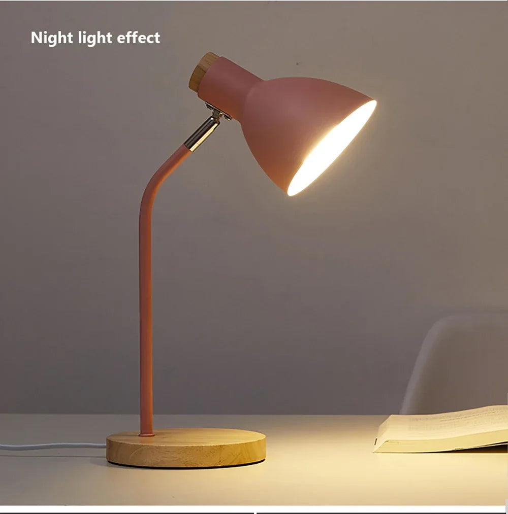 Nordic Wood Table Lamp