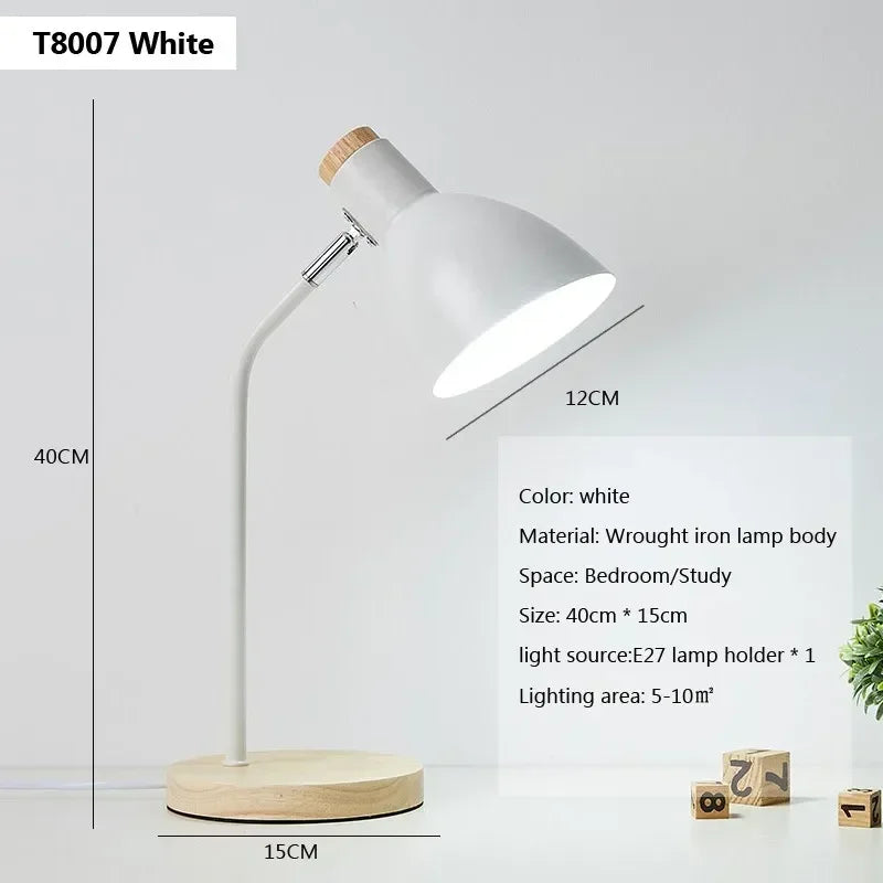 Nordic Wood Table Lamp