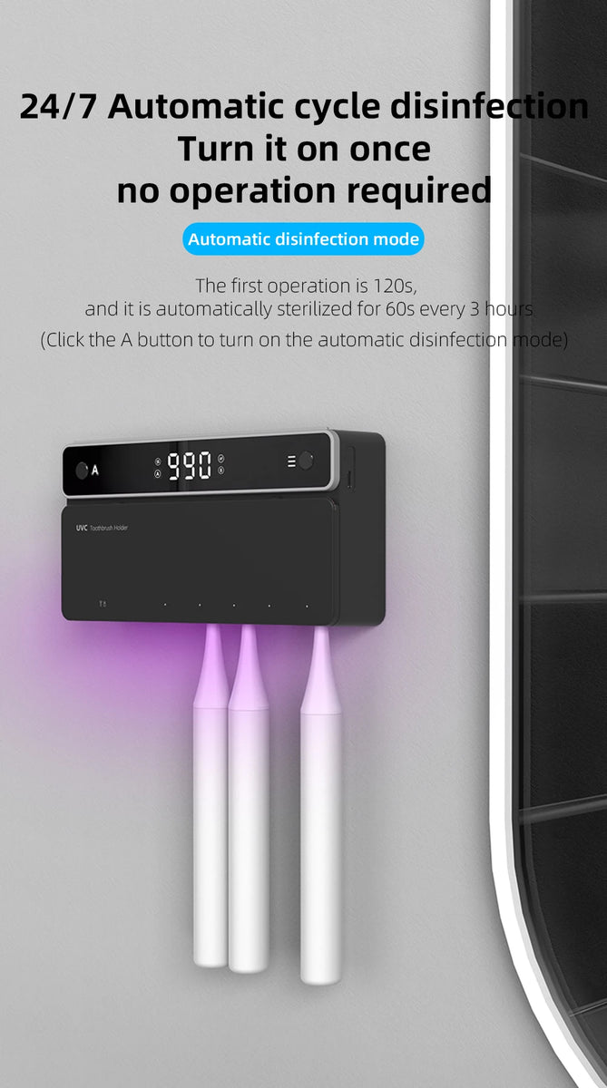 UV Toothbrush Holder & Sterilizer