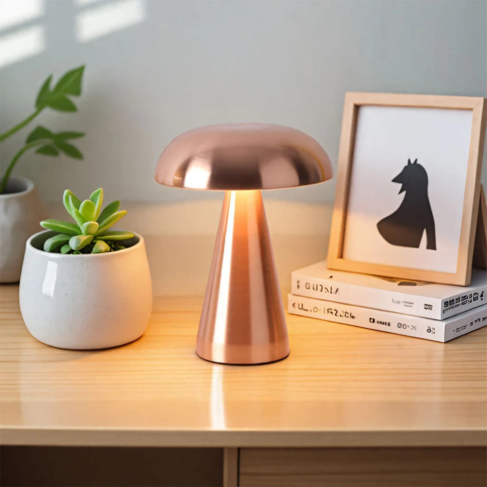 Retro Mushroom Lamp