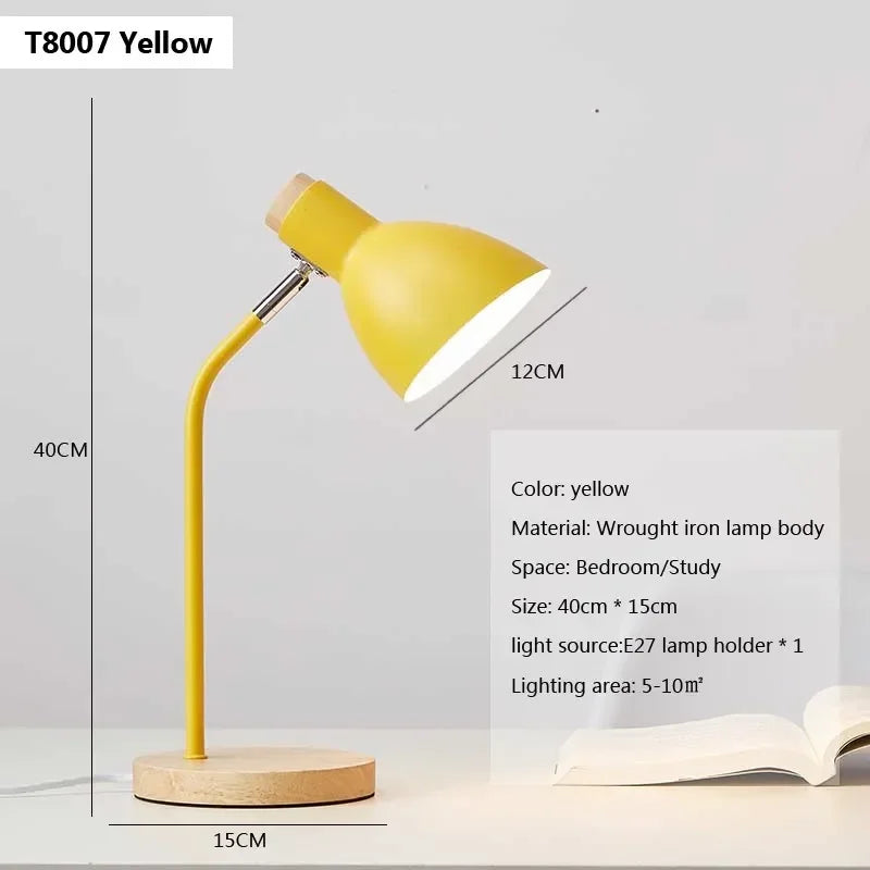 Nordic Wood Table Lamp