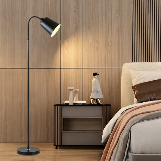 Image Modern Gooseneck Floor Lamp