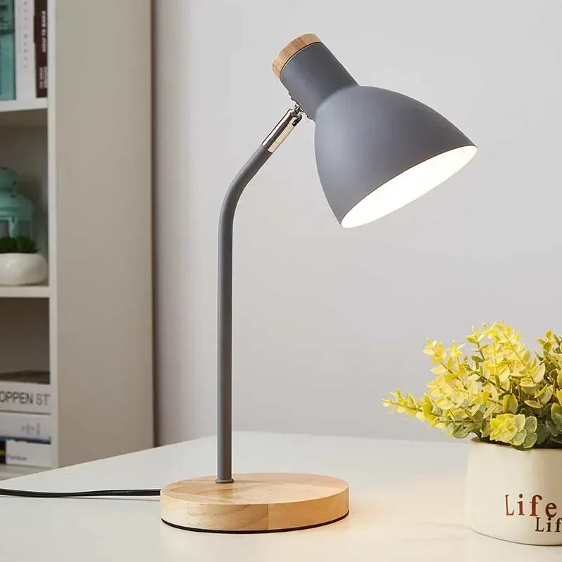 Nordic Wood Table Lamp