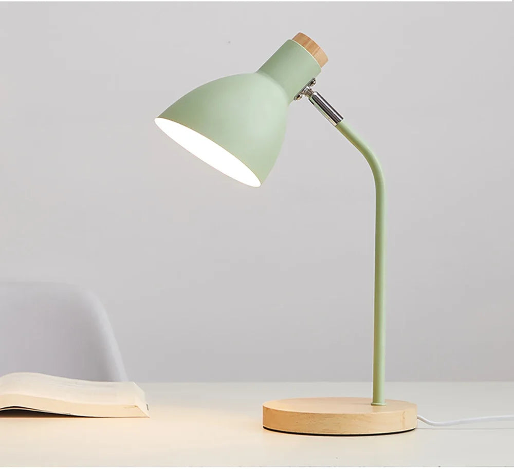 Nordic Wood Table Lamp