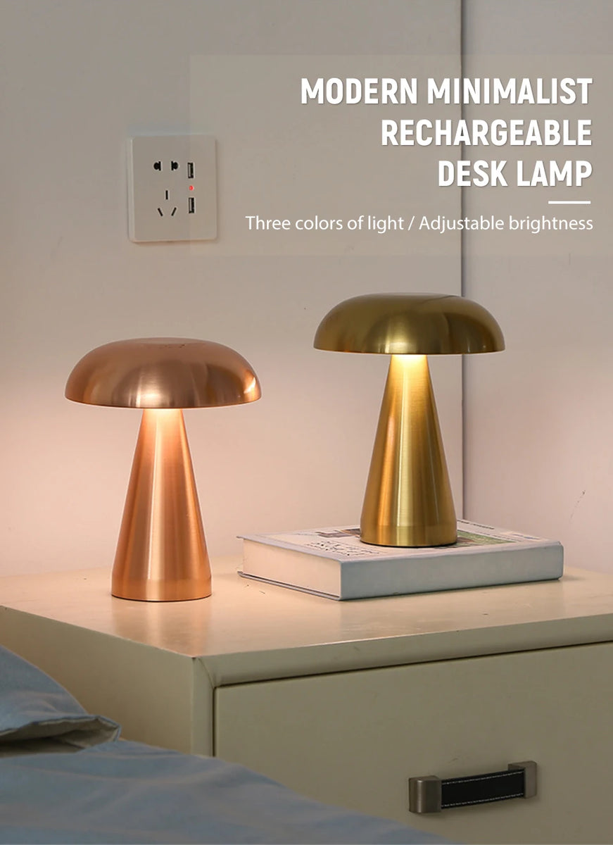 Retro Mushroom Lamp
