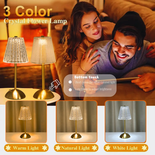 Crystal Desk Lamp