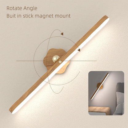 Magnetic Wooden LED Night Light