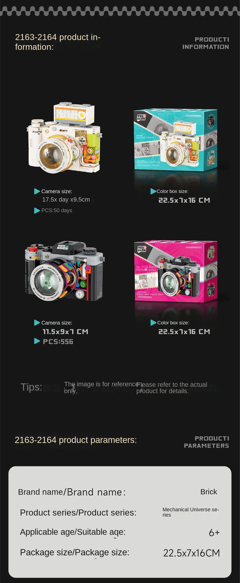 DIY Retro Camera Building Set